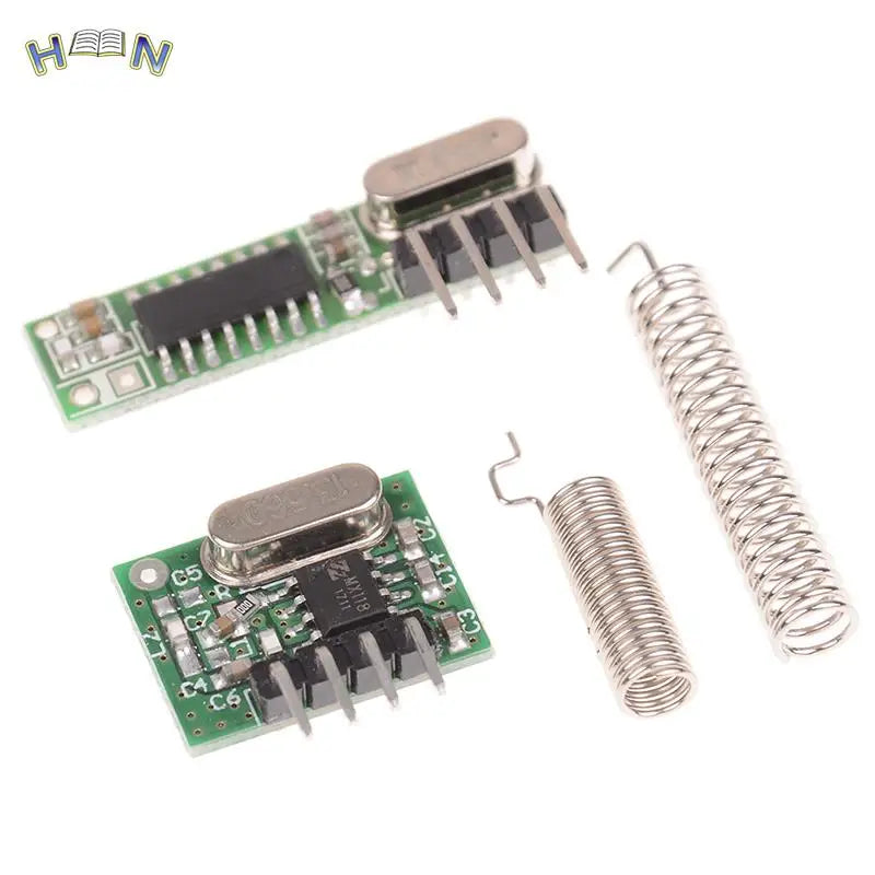 1Pc RF Receiver 433 Mhz Superheterodyne And Transmitter Module For Arduino Uno Wireless Module Diy Kit 433Mhz Remote Control