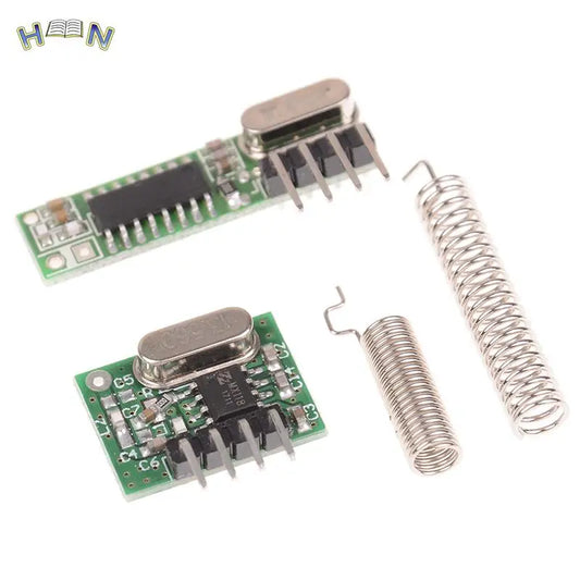 1Pc RF Receiver 433 Mhz Superheterodyne And Transmitter Module For Arduino Uno Wireless Module Diy Kit 433Mhz Remote Control