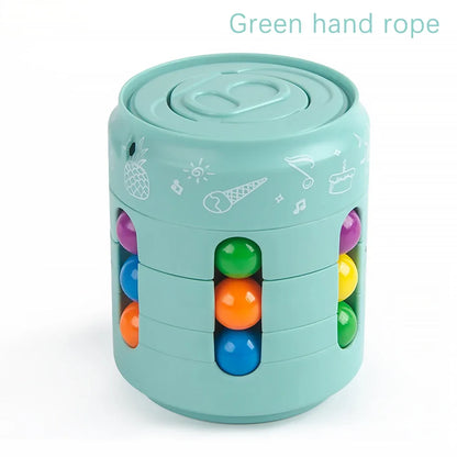 Magic Cube Fidget Toys For Children Intelligence Fingertip Cube Disk Spin Educational Cube Toys Antistress Christmas Gifts