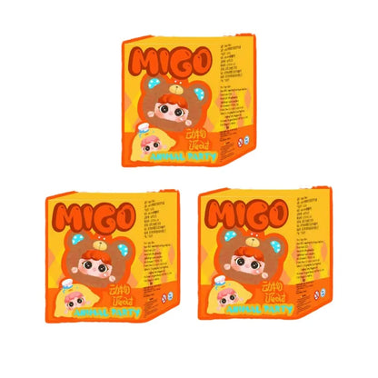 New Migo Animal Party Series Pendant Blind Box Cute Mystery Box Migo Toys Collectible Kawaii Models Ornament Kids Surprise Gifts