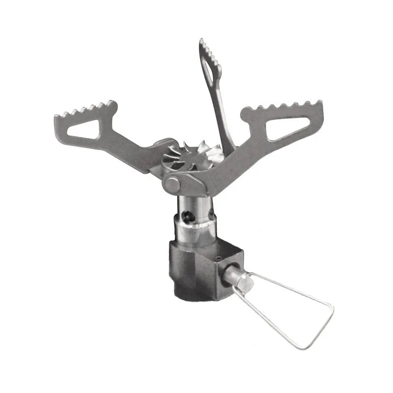 BRS-3000T Titanium Mini Camping Gas Burners 25g One-Piece Pocket Stove Outdooor Hiking Folding Cooking Furnace Portable ﻿