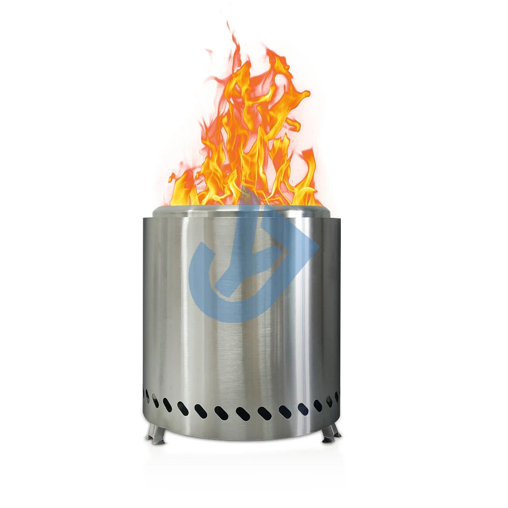 Outdoor Camping Smokeless stove portable Stainless steel burner heater Mini fire stove campfire stove pit fire basin Equipment