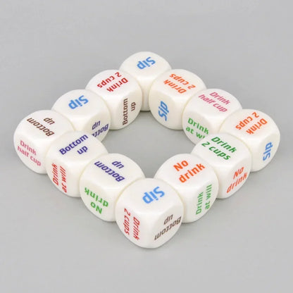 Adult Party Game Playing Drinking Wine Dice Games Gambling Drink Decider Dice Bar KTV Wedding Party Fun Supplies Decoration