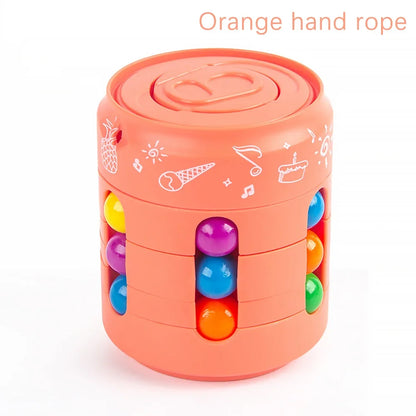 Magic Cube Fidget Toys For Children Intelligence Fingertip Cube Disk Spin Educational Cube Toys Antistress Christmas Gifts