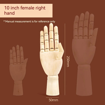 Jointed Doll Drawing Sketch Mannequin Model Movable Limbs Wooden Hand Body Draw Action Toys Figures Home Decor Artist Models