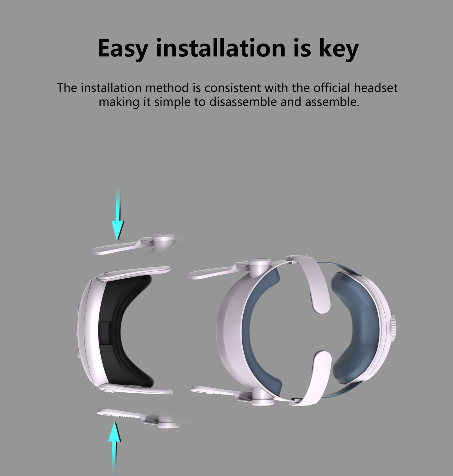 Elite Strap for Meta Quest 3 VR Headset Head Strap with 5000mAh Battery Charging Extend Game Time for Meta Quest 3 Accessories