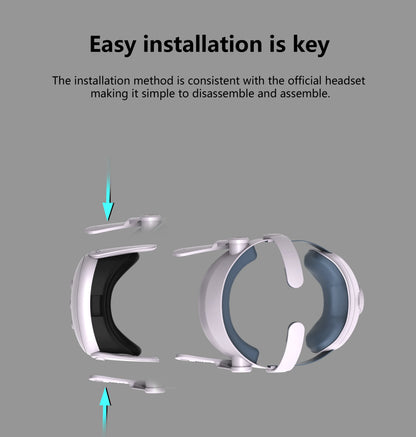 Elite Strap for Meta Quest 3 VR Headset Head Strap with 5000mAh Battery Charging Extend Game Time for Meta Quest 3 Accessories