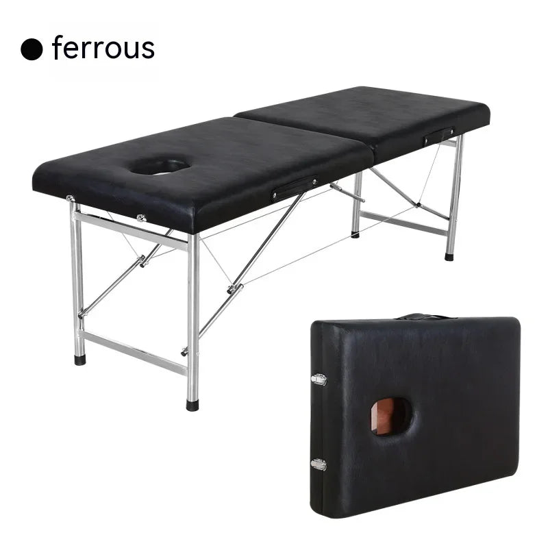 Portable Height-Adjustable Beauty Salon Spa Bed Hospital & Hotel Suitable for Massage Tables & Beds Salon Furniture