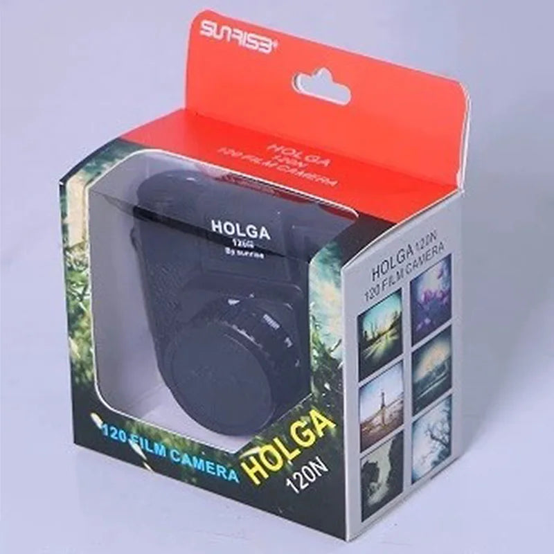 New Holga 120N Retro Point And Shoot Film Camera Lomo Manual Prime Film Camera Lomography Lomo Kodak Fujifilm black
