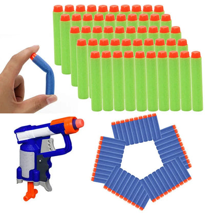 Refill Darts Bullets EVA Soft Hollow Hole Head Bullet Guns Accessories For Nerfs N-strike Elite Series Blasters Toy For Children