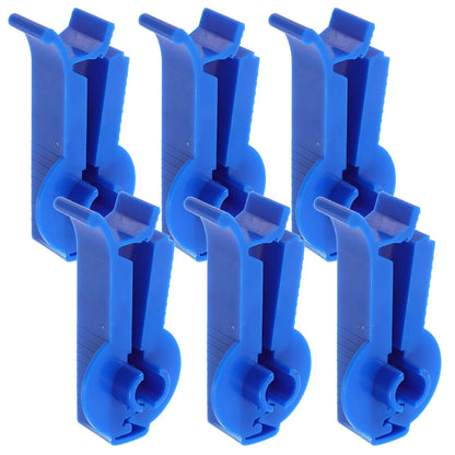 6 Pcs Permeable Pipe Clamp Tubing Peritoneal Tube Clips Supplies Dialysis Tool