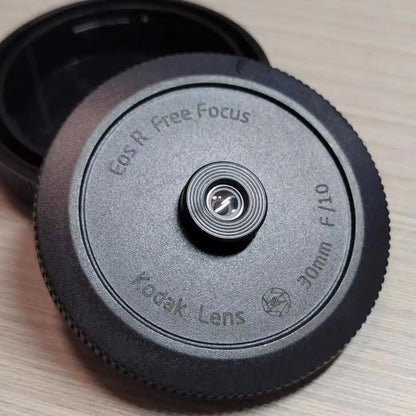 EF-M RF LM L39 M4/3 FX E-mount pan-focus lens 30mm/f10 free focus lens playful street old film point-and-shoot mirrorless camera