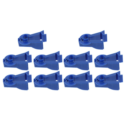 10 Pcs Dialysis Clip Supply Peritoneoclysis Bag Clips Peritoneum Blue Peritoneal
