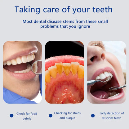 Dental Led Light Mouth Mirror Portable Reusable Dentist Oral Checking Anti Fog Bright Tooth Care Hygiene Clean Instrument