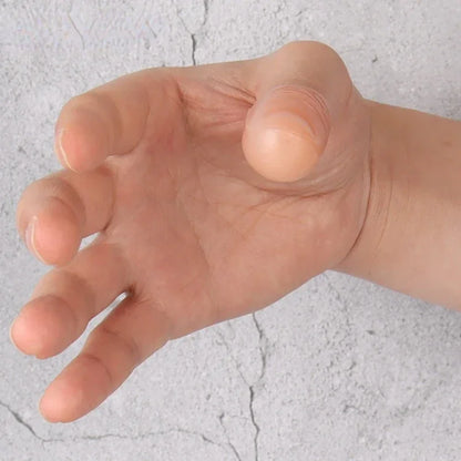 2 Pcs/set Magic Thumbs Light Toys for Adult Magic Trick Props Blue Light Led Flashing Fingers Halloween Party Toys for Children