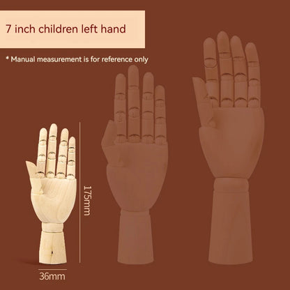 Jointed Doll Drawing Sketch Mannequin Model Movable Limbs Wooden Hand Body Draw Action Toys Figures Home Decor Artist Models
