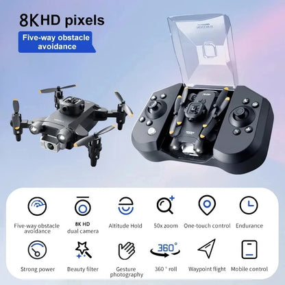XIAOMI V30 Mini 4DRC Drone with Camera HD 4K 1080P FPV RC Drones Profesional Five-sided Obstacle Avoidance Helicopter Drone Toy