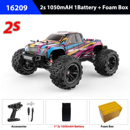 Rc Car MJX Hyper Go 16208/16209/16210 Brushless High-Speed 4WD Remote Control Off-Road Big Wheel Truck Rc Cars Toys for Adults