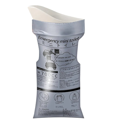 20PCS Outdoor Emergency Urine Bags 700ml Disposable Travel Mobile Toilet Portable Urinal Bag for Men Women Baby Car Vomiting Bag