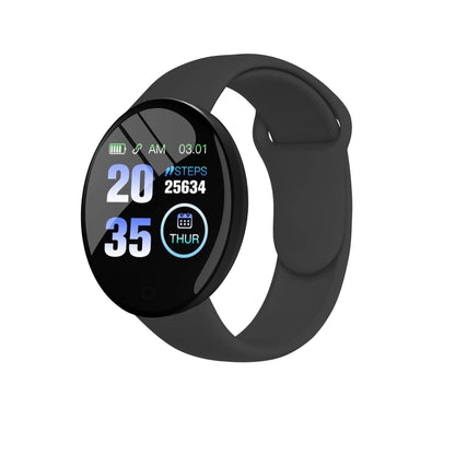 New D18 Smart Watch Heart Rate Monitor Men's Women's Smartwatch Round Fitness Digital Watches for Men Women Band Bracelet PK B41