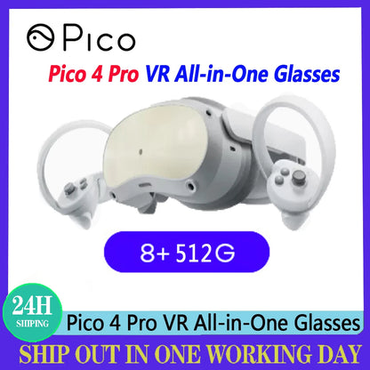 Pico 4 Ultra MR/4 Pro VR Glasses All-in-One Virtual Reality 3D 4K Display VR Headset Steam VR Virtual Reality Metaverse Games