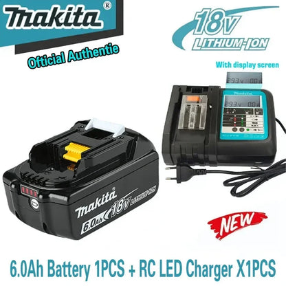 6000mAh for Makita 18V Battery Rechargeable Power Tools Battery 18V makita with LED Li-ion Replacement LXT BL1830 BL1860 BL1850