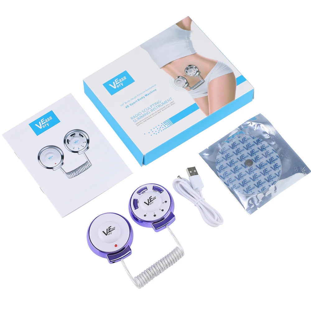 VE Sport Body Liposuction Machine Belly Arm Leg Fat Burning Body Shaping Slimming Massage Fitness Anti Cellulite Weight Loss Pad