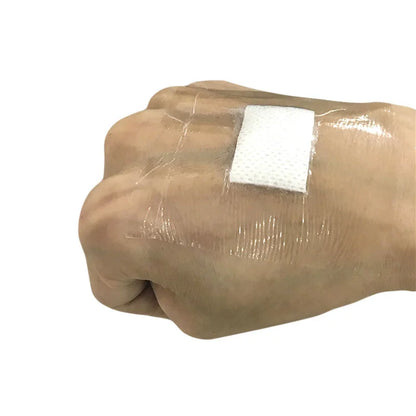 100Pcs Medical Transparent Wound Dressing PU Film Waterproof Adhesive Plaster Fixation Tape Tattoo Film Skin Protect Patch