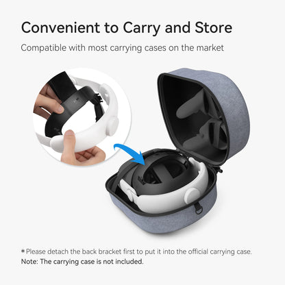 KIWI design Comfort Adjustable Head Strap Compatible with Quest 2 Increase Supporting Improve Comfort-Virtual VR Accessories