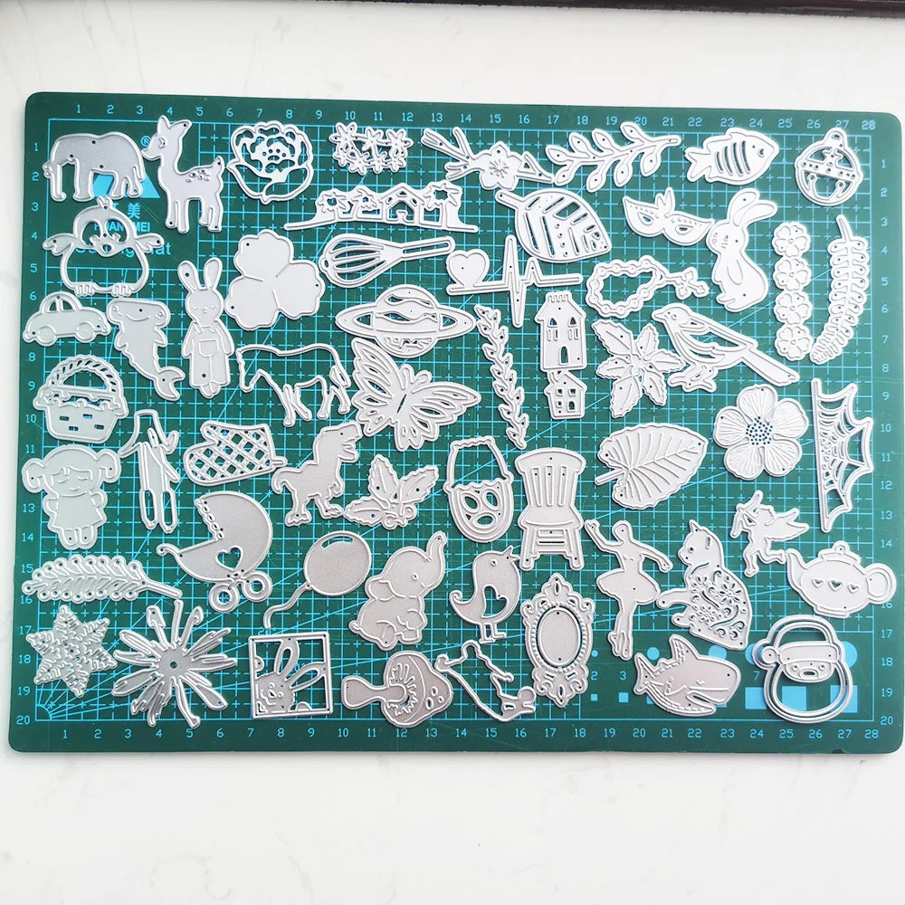Mystery Box Metal Cutting Dies for Scrapbooking Leaf Animal Flower Punching for Card Making Craft Die Mold