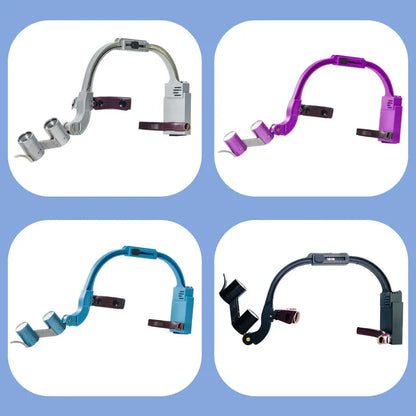Dental 2.5X 3.5X 5X 6X Optional Loupe Magnification Binocular Surgical Magnifier with Headlight LED Light Dentist Medical Loupes