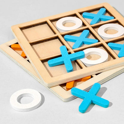 Tic-Tac-Toe Table Game Chess Board Game Party Game Set Kids Training
