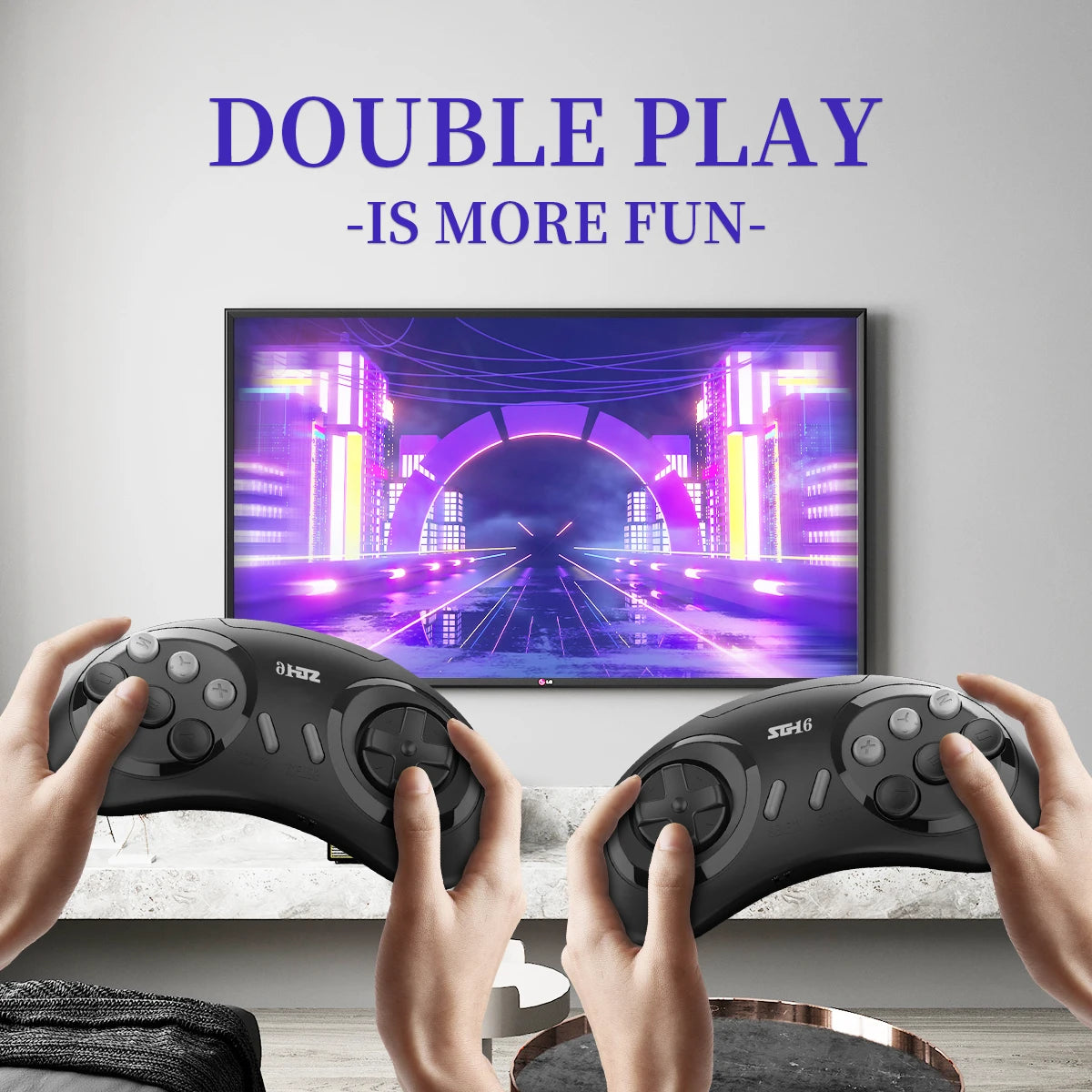 SG800 RETRO VIDEO GAME CONSOLE HD GAME STICK WITH 3000 GAMES FOR SEGA WIRELESS CONTROLLER 16BIT CONSOLA DE VIDEOJUEGOS FOR NESS