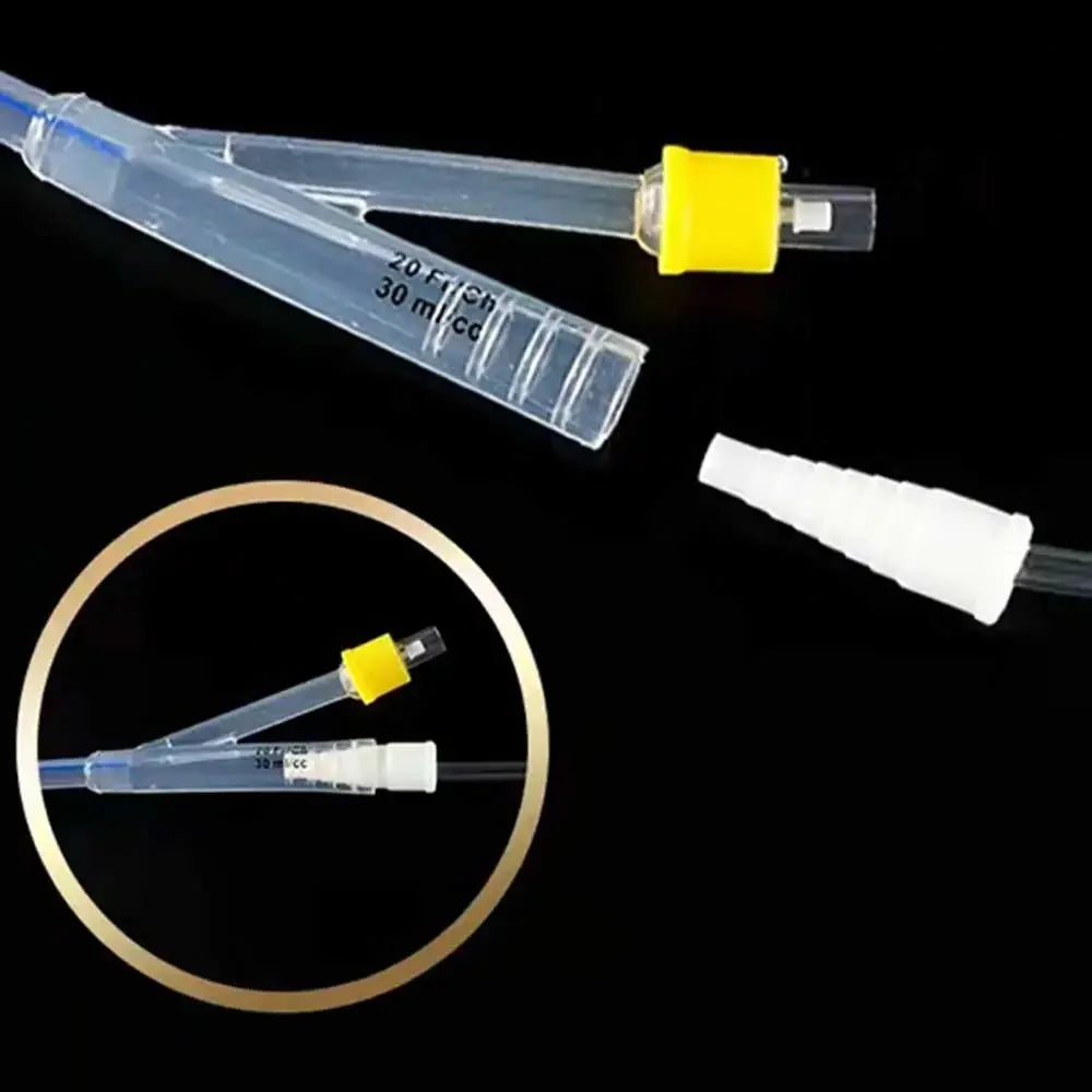 1Pc Medical Disposable Silicone Urinary Catheter 2 Way Silicone Foley Balloon Catheter for Men Women 12/14/16/18/20/22Fr