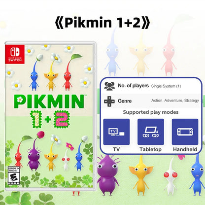 Pikmin 1+2 Nintendo Switch Game 100% Official Original Cartridge Physical Card Multi-Language for Switch OLED Lite