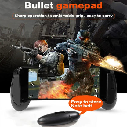 Goose Egg Shape Handle for PUBG Survival Rules Mobile Game Aim Shooting L1R1 Gamepad Joysticks for IOS Android Phone Holder Grip