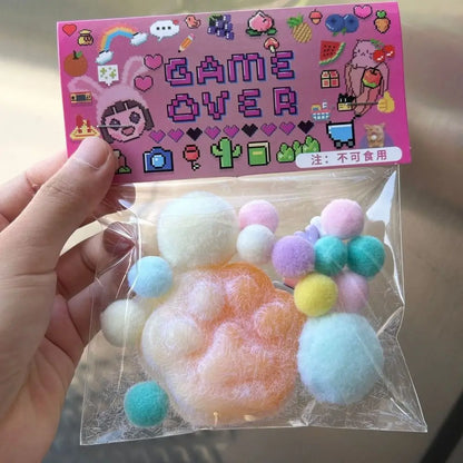 Cute Cat Cartoon Bear Squeeze Toys Sensory Toy TPR Pinch Decompression Toy Fidget Toy Lamb Cartoon Fidget Toy Kid