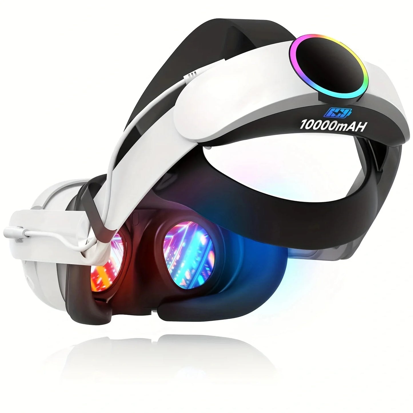 for Meta Quest 3 Elite Strap with 10000mAh Battery VR Headset Fast Charging Head Strap Extend VR Playtime for Quest3 Accessories