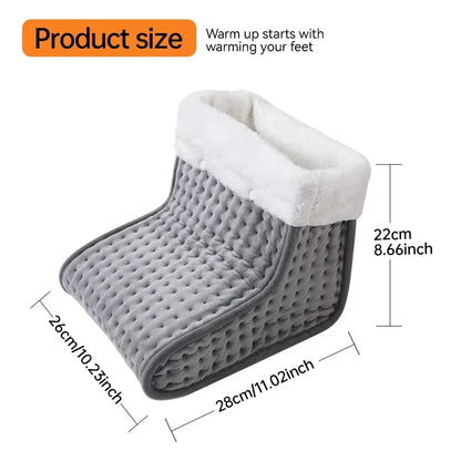 Electric Foot Heater 4 Modes Timing Heating Control Washable Foots Warmer Pad Thermal Foot Care Cushion