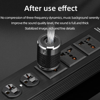ATAUDIO Hi-end HiFi Audio Power Filter Aluminum Alloy Noise Reduction US Plug / Universal AC Power Socket Audio Purifier Outlet