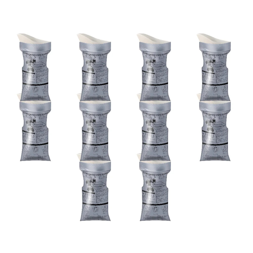 20PCS Outdoor Emergency Urine Bags 700ml Disposable Travel Mobile Toilet Portable Urinal Bag for Men Women Baby Car Vomiting Bag