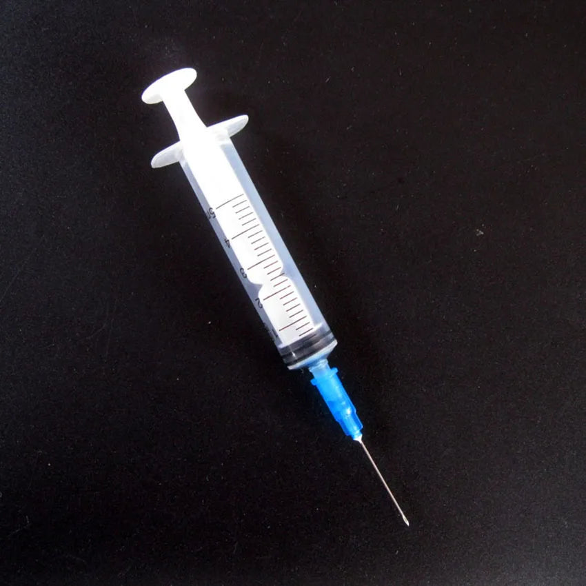 50 Disposable 5ml PVC Syringes for Pet Feeding Sterile and Independent Packaging