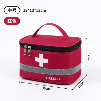 Medicine Storage Bag Portable Outdoor Rescue Bag for First Aid Household Children's Large Capacity Medical Kit Storage Organizer