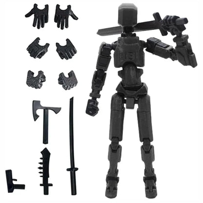 Titan 13 Action Figures T13 Figure 3D Printed Multi-Jointed Movable Lucky 13 Action Figure Nova 13 Action Figure Dummy