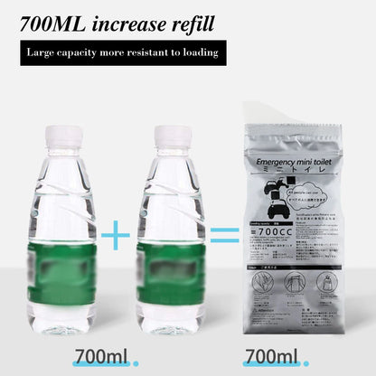 Outdoor Emergency Urinate Bags 700ml Disposable Travel Mini Mobile Toilet Portable Urine Bag Unisex Pee Bag for Female Baby Male