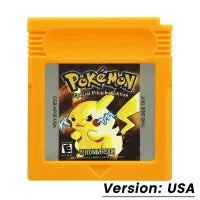 GBC Game Pokemon Series 16 Bit Video Game Cartridge Console Card Red Blue Crystal Golden Green Silver Yellow with Multi-language