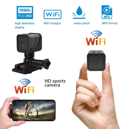 1080P HD WiFi Sports Camera Mini Waterproof Camcorders Motorcycle Bicycle Driving Recorder Motion DV Law Enforcement Instrument