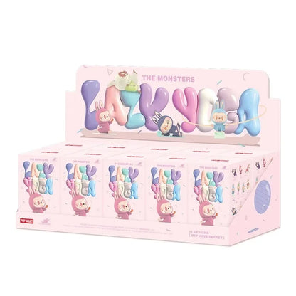 POP MART LABUBU THE MONSTERS Lazy Yoga Series Blind Box Toys Kawaii Anime Action Figure Caixa Caja Surprise Mystery Box Dolls