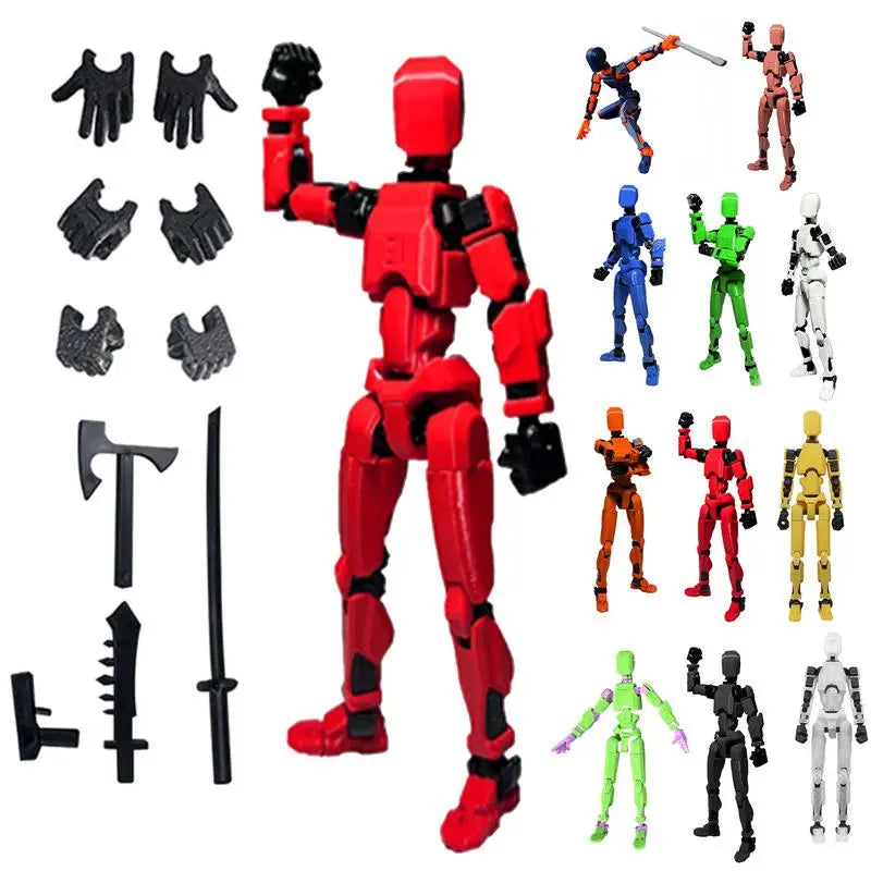 14cm Artist Art Painting Anime Figure Sketch Draw Male Female Movable Body Chan Joint Action Figure Toy Model Draw Mannequin