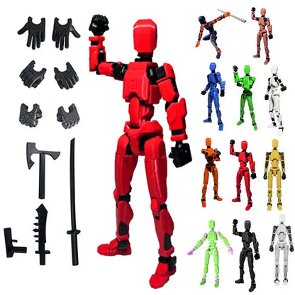14cm Artist Art Painting Anime Figure Sketch Draw Male Female Movable Body Chan Joint Action Figure Toy Model Draw Mannequin